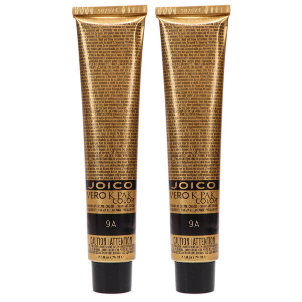 Joico Vero K-Pak 9 A Light Ash Blonde 2.5 oz 2 Pack