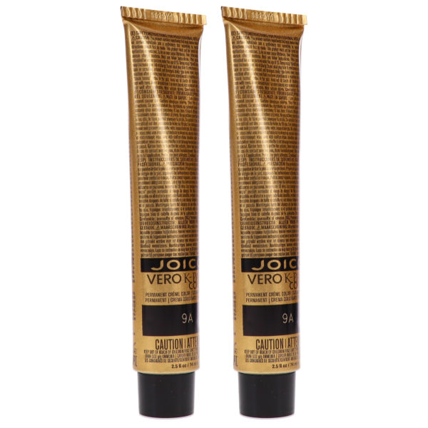 Joico Vero K-Pak 9 A Light Ash Blonde 2.5 oz 2 Pack