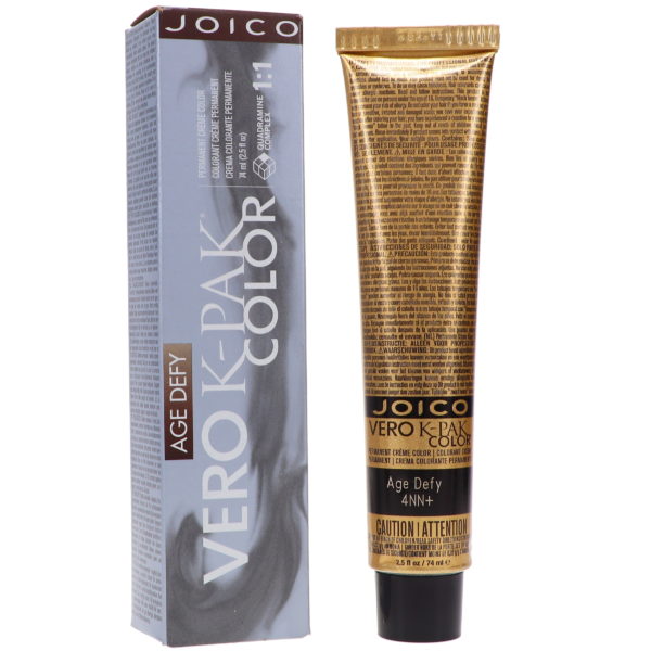 Joico Vero K-Pak Age Defy Hair Color 4NN+ Dark Natural Natural Brown 2.5 oz