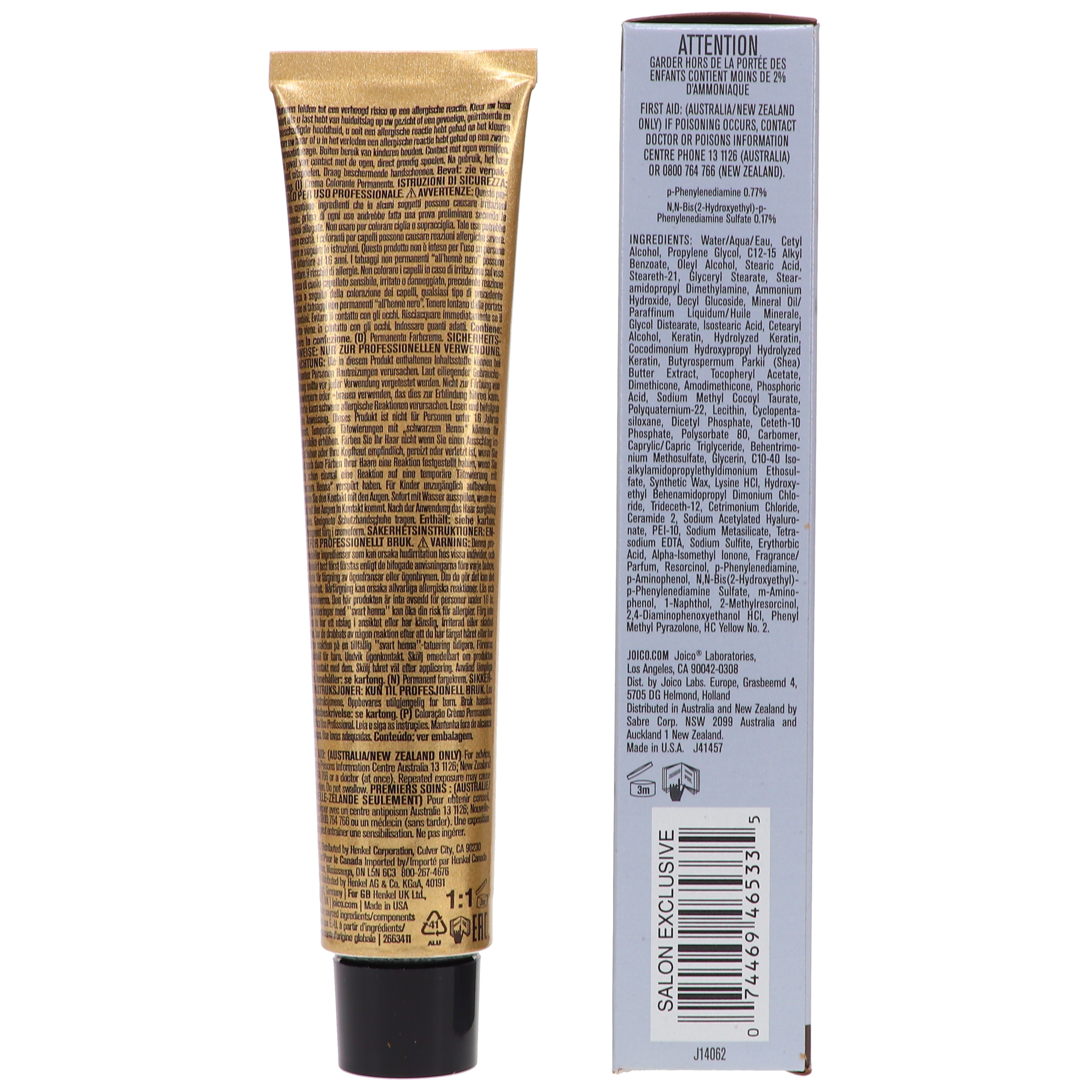 Joico Vero K-Pak Age Defy Hair Color 5NN+ Medium Natural Brown 2.5 oz