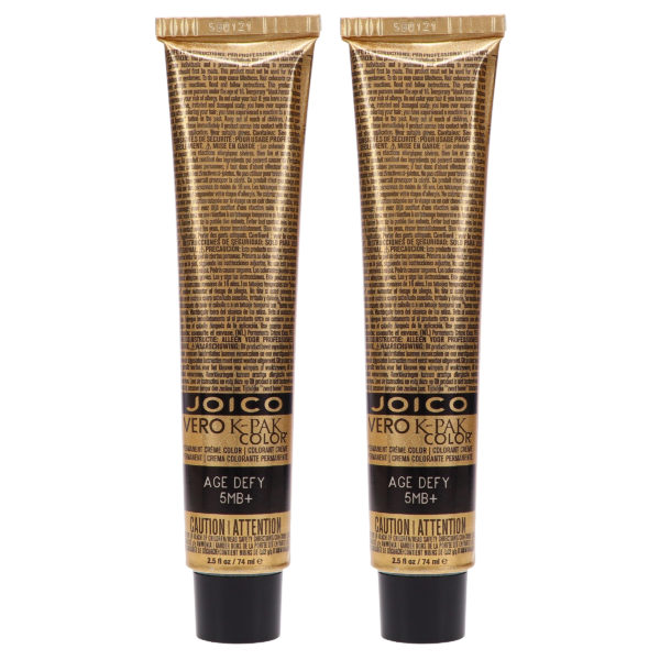 Joico Vero K-Pak Color Age Defy 5MB+ Medium Mocha Brown 2.5 oz 2 Pack
