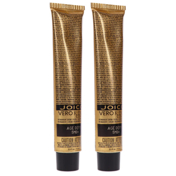 Joico Vero K-Pak Color Age Defy 5MB+ Medium Mocha Brown 2.5 oz 2 Pack