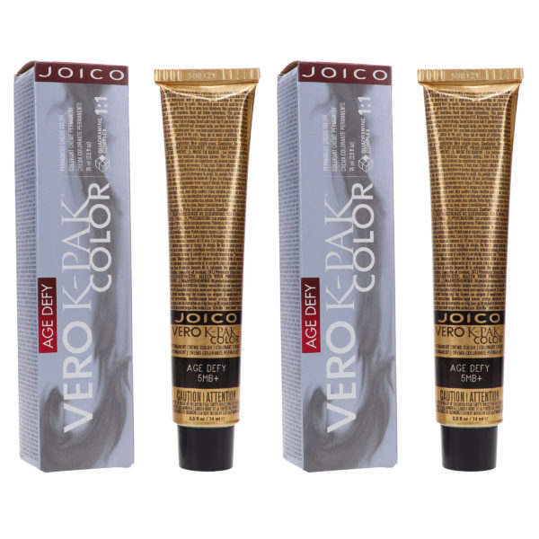 Joico Vero K-Pak Color Age Defy 5MB+ Medium Mocha Brown 2.5 oz 2 Pack