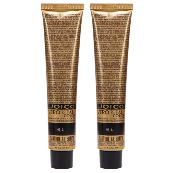 Joico Vero K-Pak Color HLA High Lift Ash Blonde 2.5 oz 2 Pack