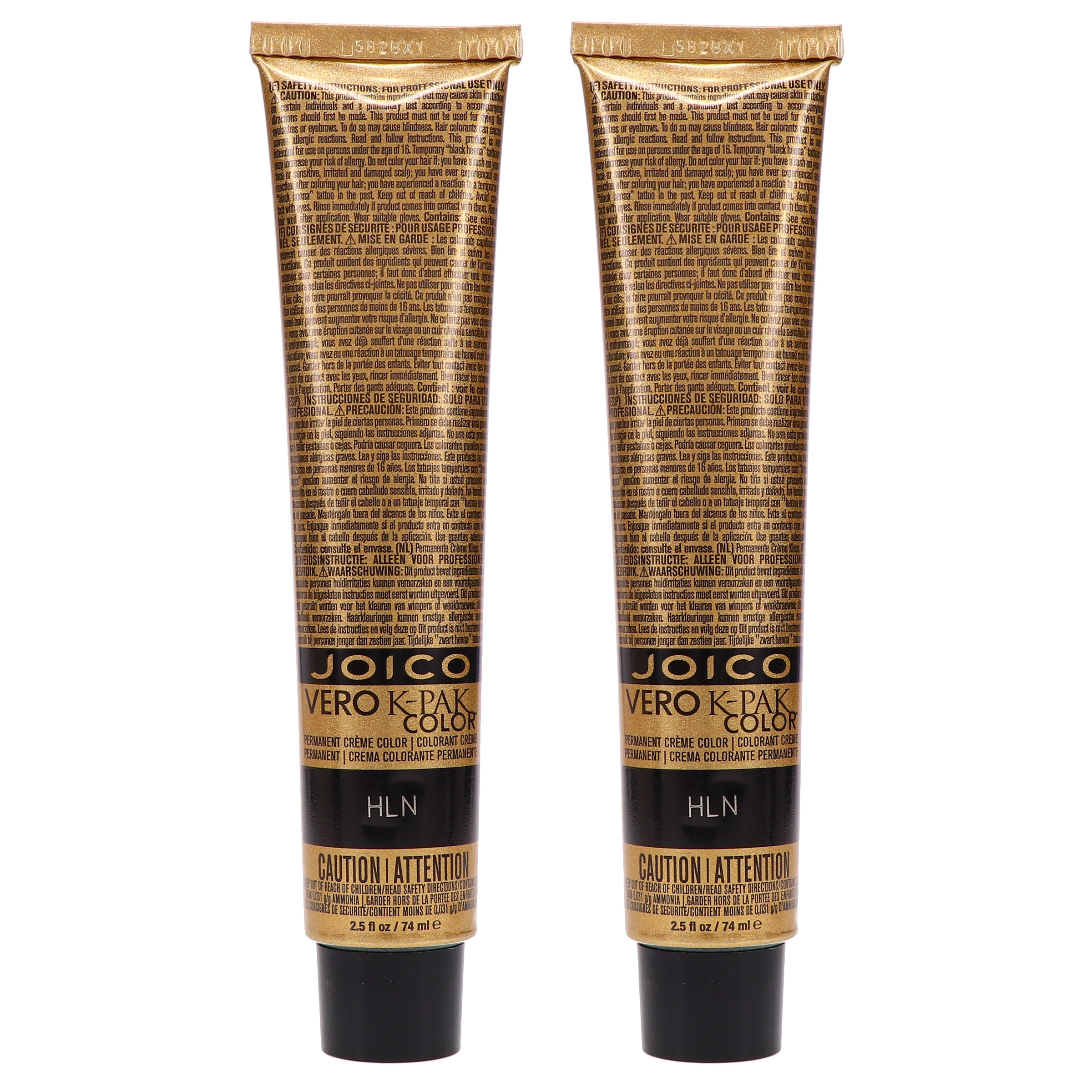 Joico Vero K-Pak Color HLN High Lift Natural Blonde 2.5 oz 2 Pack
