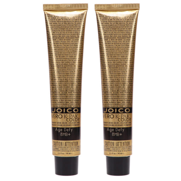 Joico Vero K-Pak Color Age Defy 8MB+ Medium Mocha Blonde 2.5 oz 2 Pack