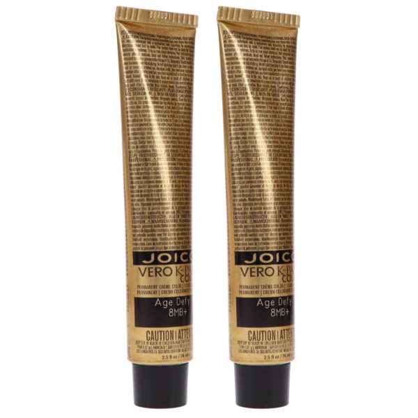 Joico Vero K-Pak Color Age Defy 8MB+ Medium Mocha Blonde 2.5 oz 2 Pack