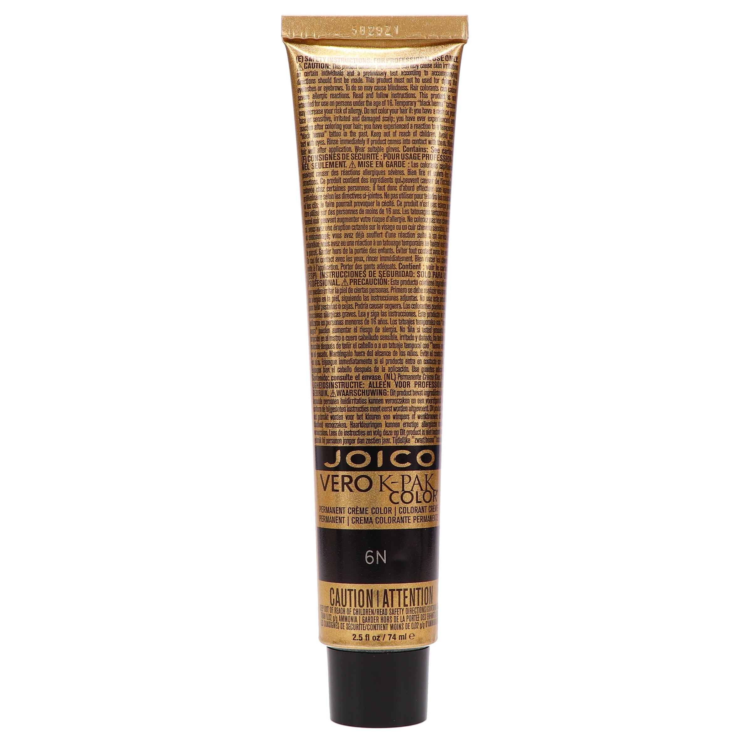 Joico Vero K-Pak Hair Color 6N Light Brown 2.5 oz