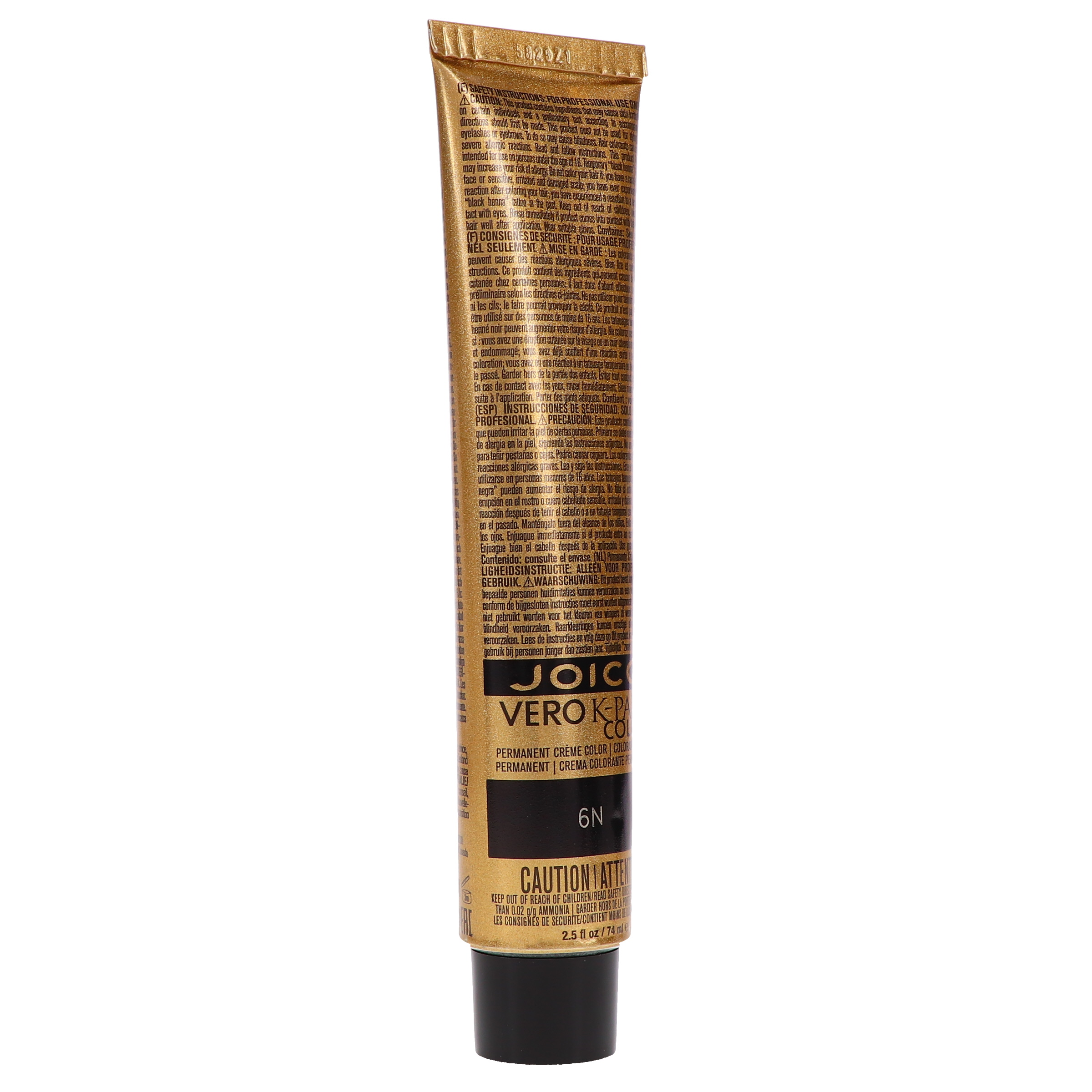 Joico Vero K-Pak Hair Color 6N Light Brown 2.5 oz