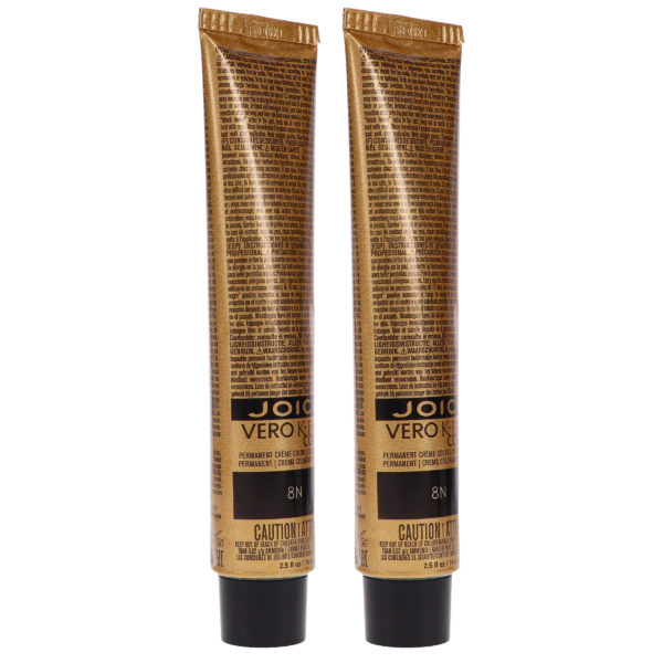 Joico Vero K-Pak Color 8N Medium Blonde 2.5 oz 2 Pack