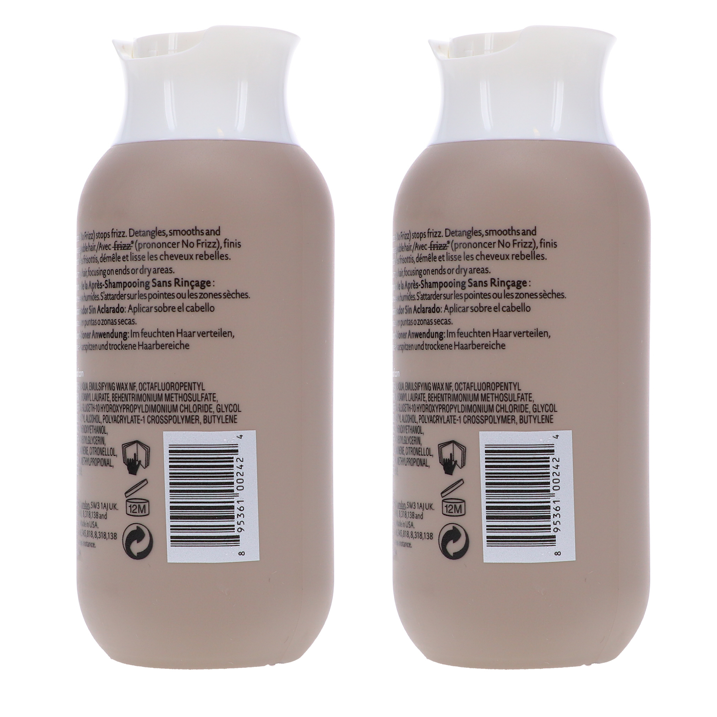 Living Proof No Frizz Leave in Conditioner 4 oz 2 Pack