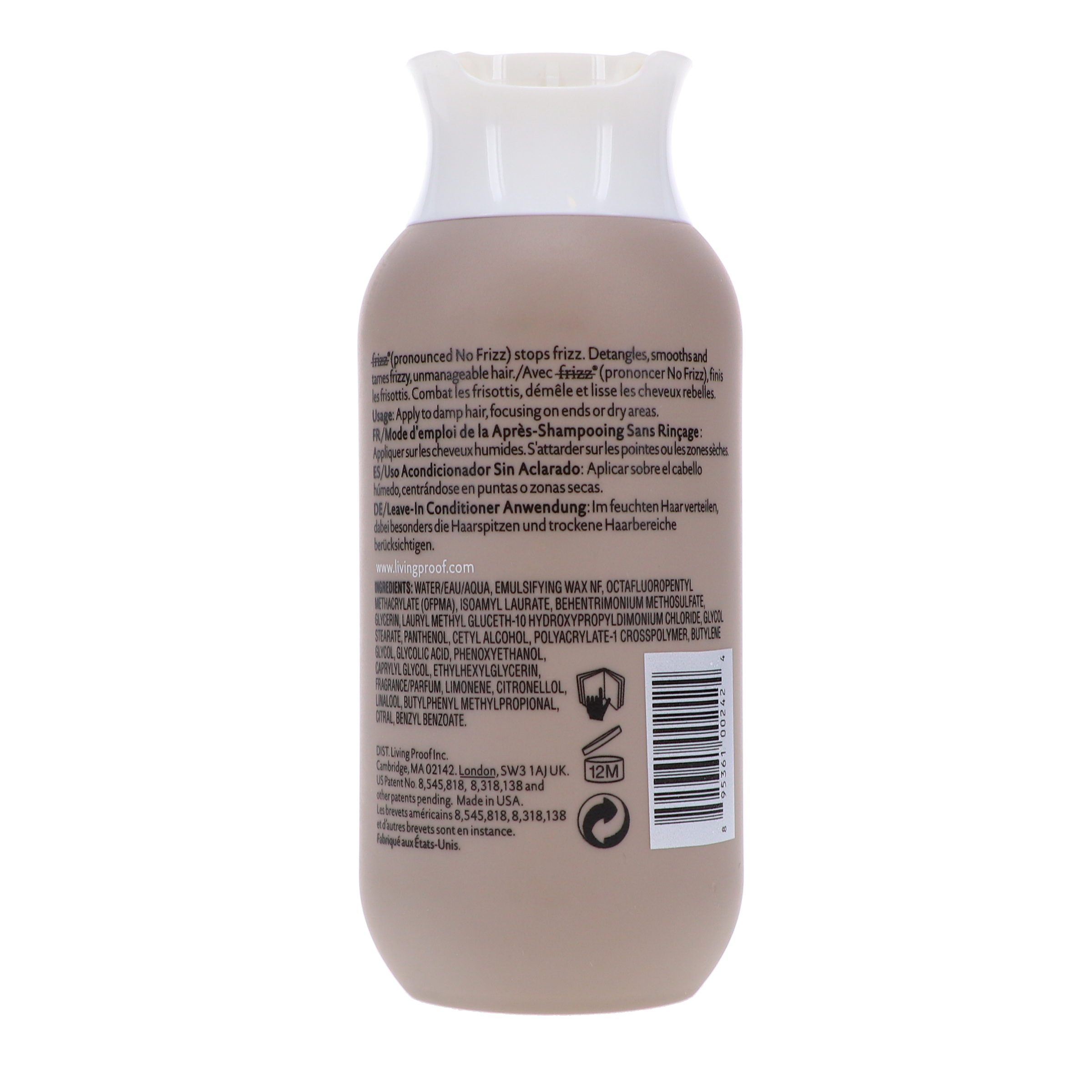 Living Proof No Frizz Leave in Conditioner 4 oz 2 Pack