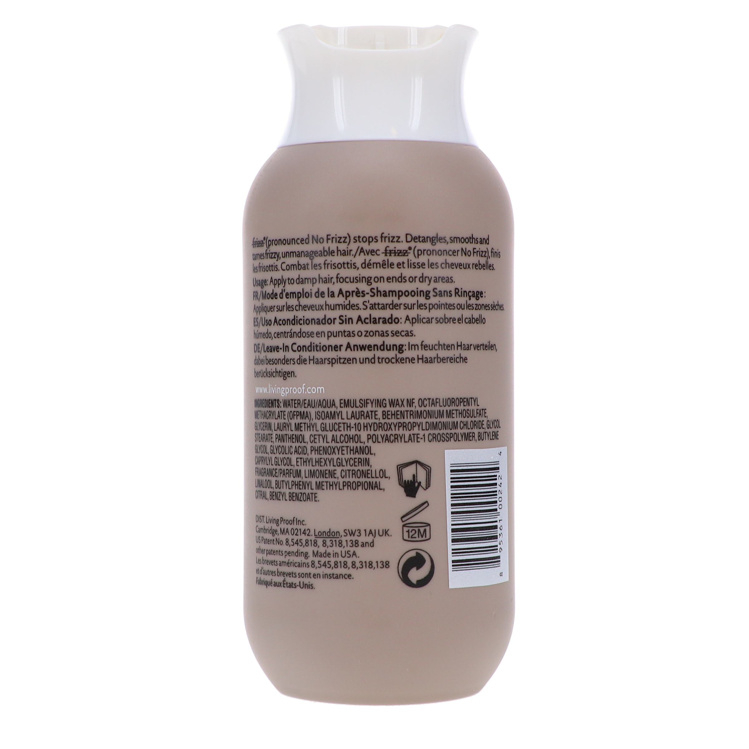 Living Proof No Frizz Leave in Conditioner 4 oz 3 Pack