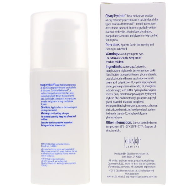 Obagi Hydrate Facial Moisturizer 1.7 oz