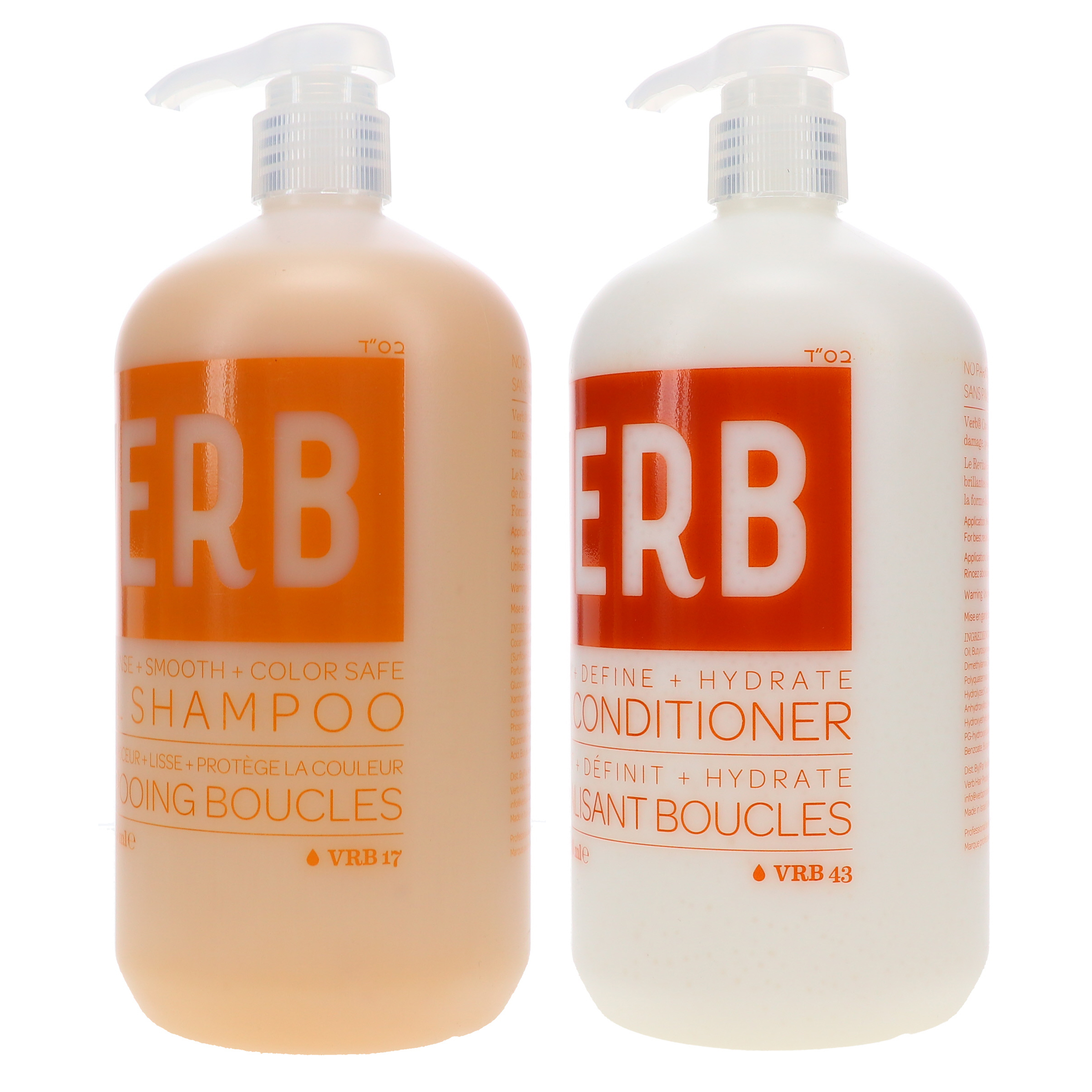 Verb Curl Shampoo 32 oz & Curl Conditioner 32 oz Combo Pack