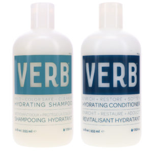 Verb Hydrating Shampoo 12 oz & Hydrating Conditioner 12 oz Combo Pack
