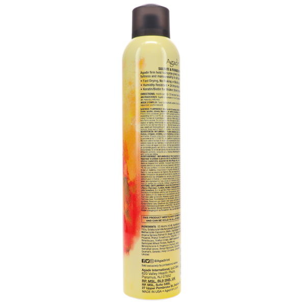 Agadir Finishing Firm Hold Hair Spray 10.5 oz