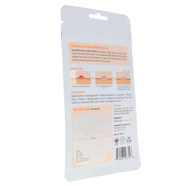 Avarelle Acne Cover Patch XL 8 ct