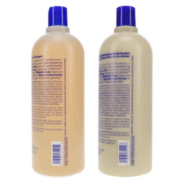 Aveda Brilliant Shampoo 33.8 oz. and Brilliant Conditioner 33.8 oz. Combo Pack