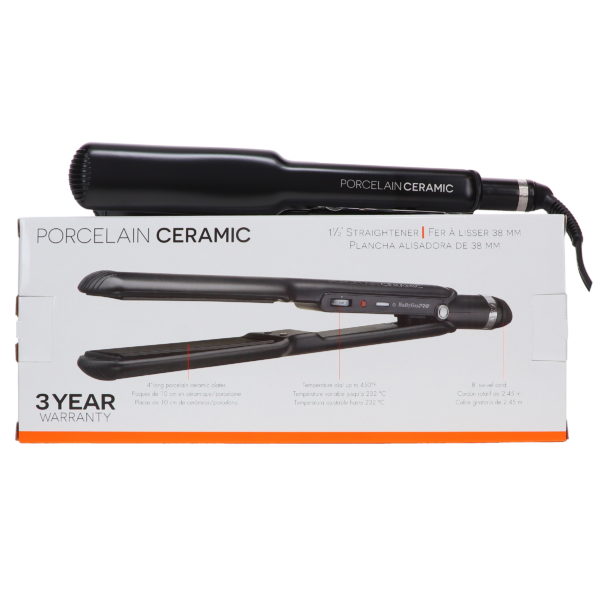 BaBylissPRO Porcelain Ceramic 1½ " Straightening Iron