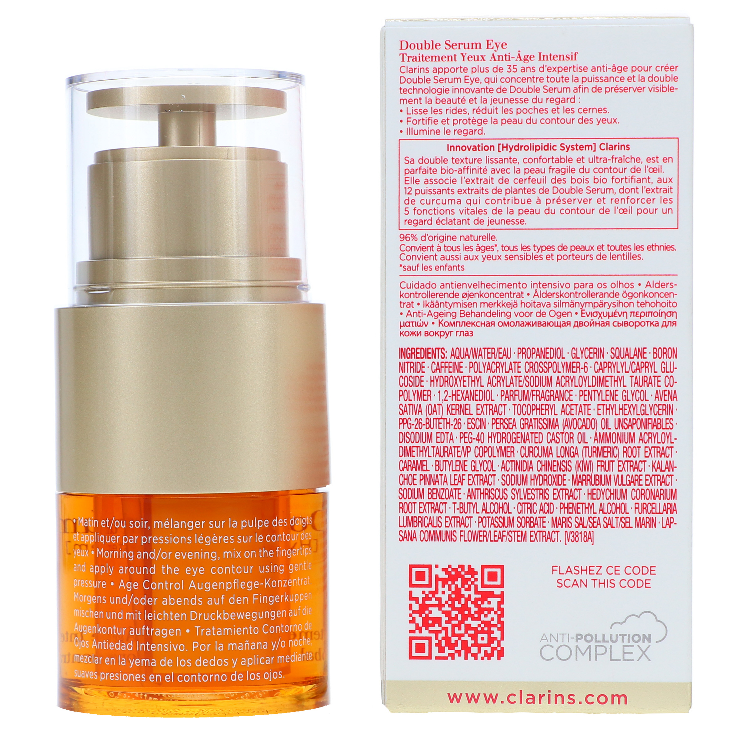 Clarins Double Serum Eye 0.6 oz