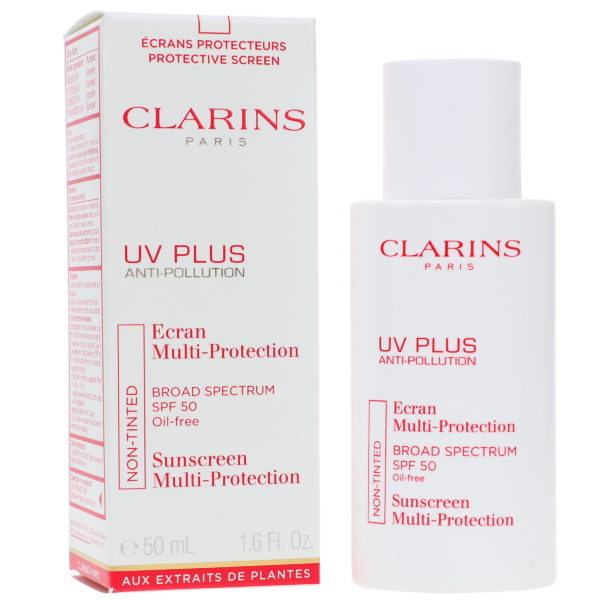 Clarins UV PLUS Anti-Pollution Sunscreen Multi-Protection Broad Spectrum SPF 50 1.7 oz