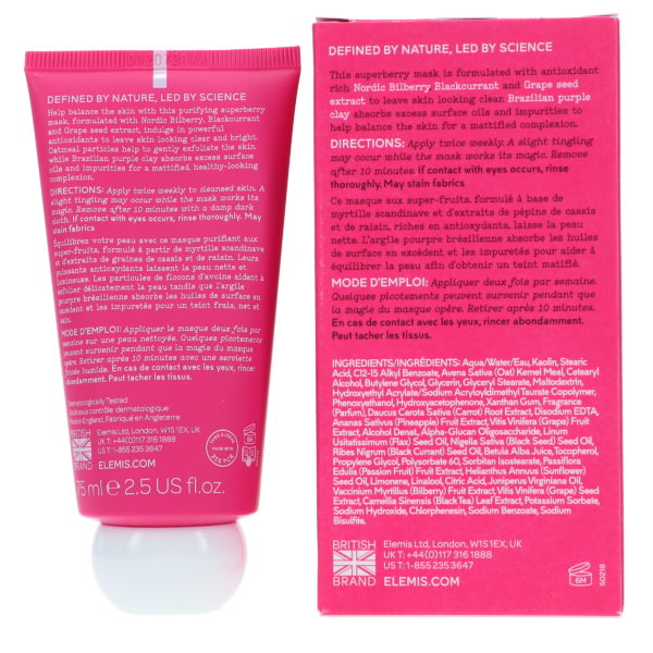 ELEMIS Superfood Berry Boost Mask 2.5 oz