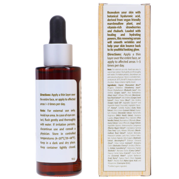 Eminence Strawberry Rhubarb Hyaluronic Serum 1 oz