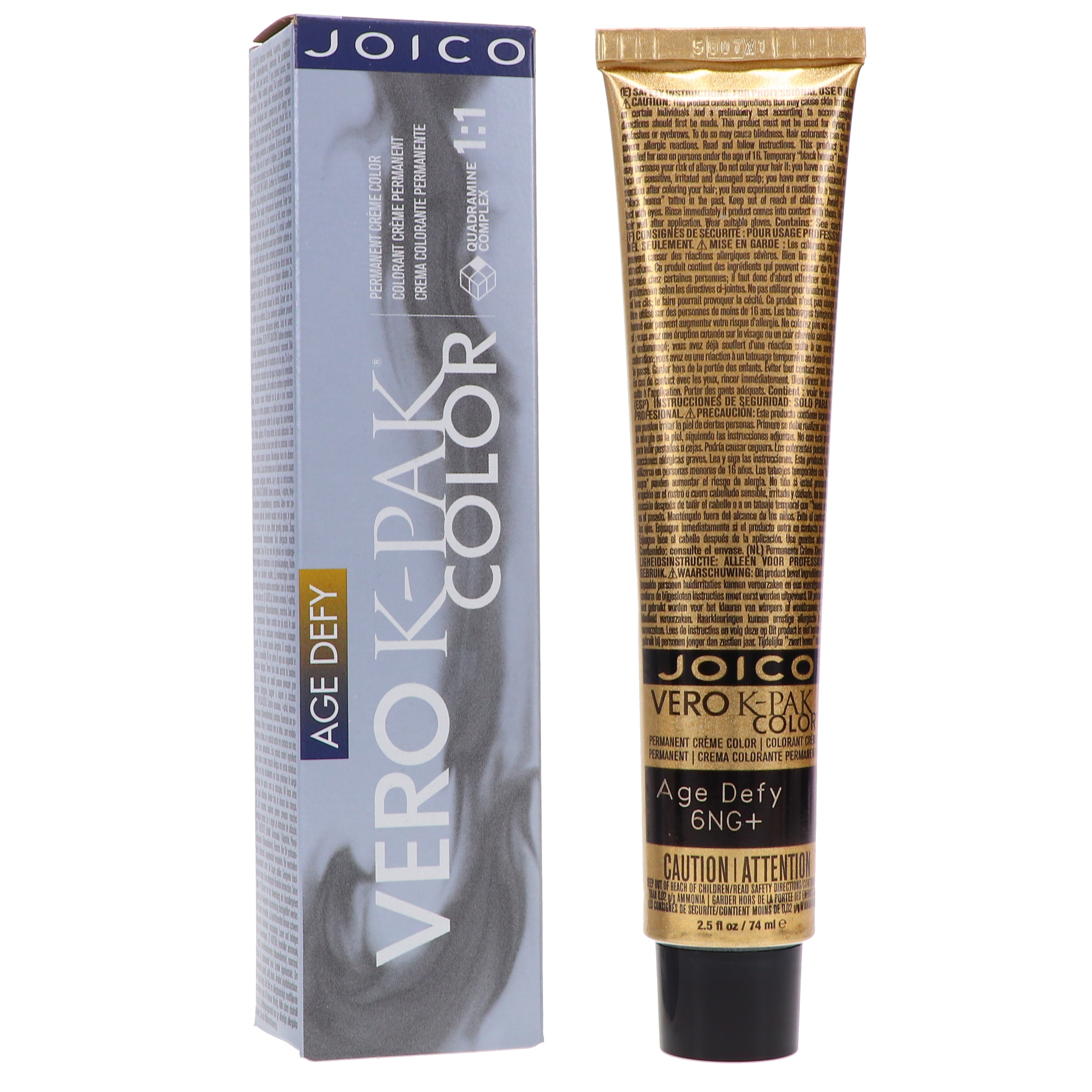 Joico Vero K-Pak Color Age Defy 6 NG+ Light Natural Brown 2.5 oz