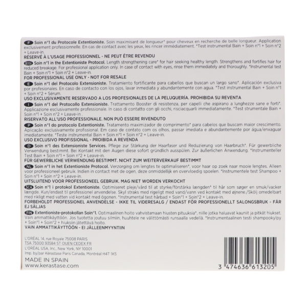 Kerastase Protocole Extentioniste Soin No 1 10 Count