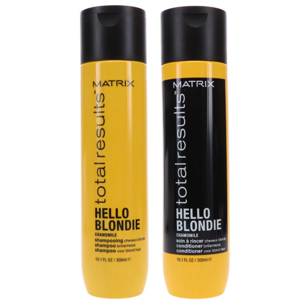 Matrix Total Results Hello Blondie Chamomille Shampoo 10.1 oz & Hello Blondie Chamomille Conditioner 10.1 oz Combo Pack