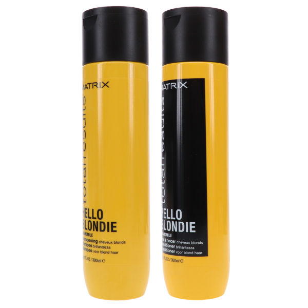 Matrix Total Results Hello Blondie Chamomille Shampoo 10.1 oz & Hello Blondie Chamomille Conditioner 10.1 oz Combo Pack