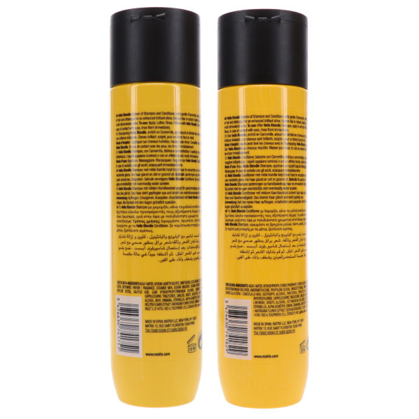 Matrix Total Results Hello Blondie Chamomille Shampoo 10.1 oz & Hello Blondie Chamomille Conditioner 10.1 oz Combo Pack