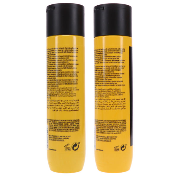 Matrix Total Results Hello Blondie Chamomille Shampoo 10.1 oz & Hello Blondie Chamomille Conditioner 10.1 oz Combo Pack