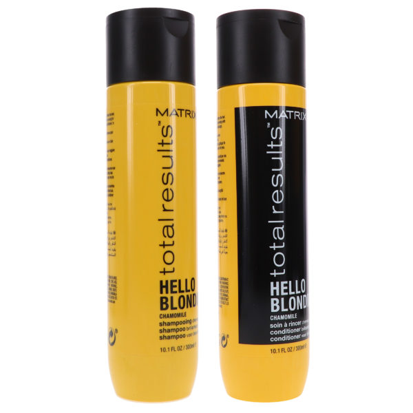 Matrix Total Results Hello Blondie Chamomille Shampoo 10.1 oz & Hello Blondie Chamomille Conditioner 10.1 oz Combo Pack