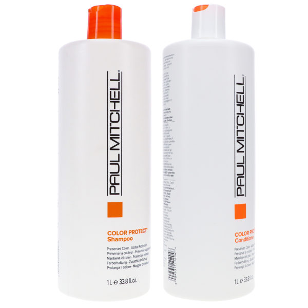 Paul Mitchell Color Protect Daily Shampoo 33.8 oz & Color Protect Daily Conditioner 33.8 oz Combo Pack