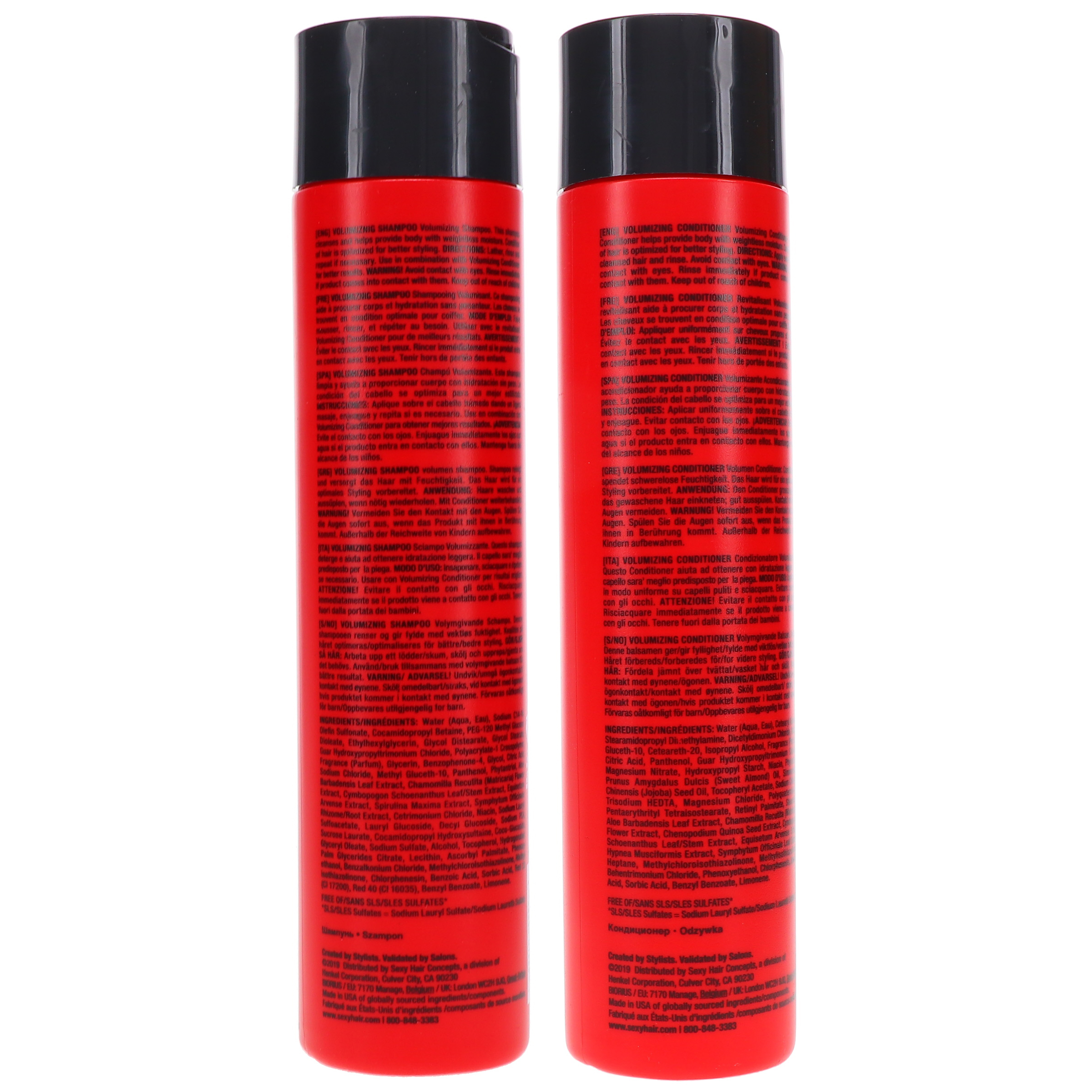 Sexy Hair Big Sexy Hair Sulfate-Free Volumizing Shampoo 10.1 oz & Volumizing Condiitioner 10.1 oz Combo Pack