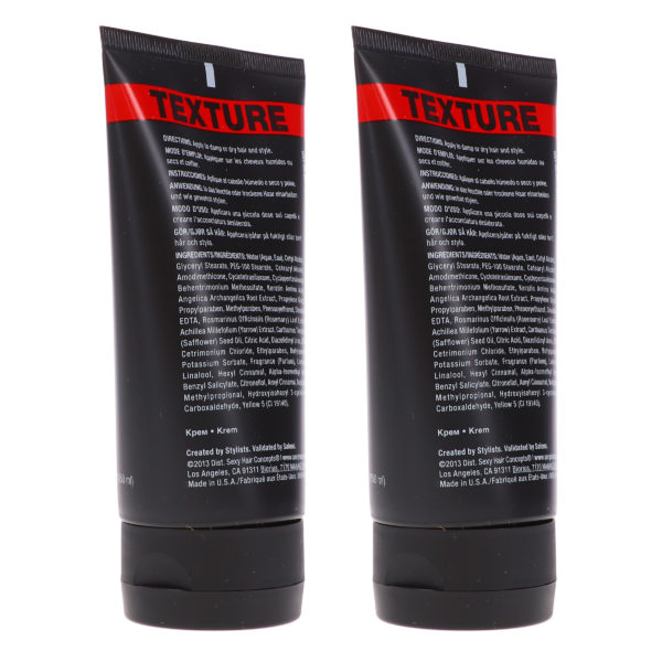 Sexy Hair Style Sexy Hair Slept In Texture Creme 5.1 oz 2 Pack