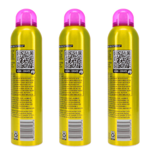 TIGI Bed Head Oh Bee Hive Volumizing Dry Shampoo 5 oz 3 Pack