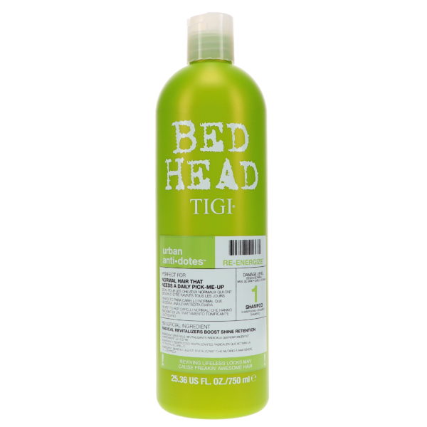 TIGI Bed Head Urban Antidotes Re-Energize 1 Shampoo 25.36 oz