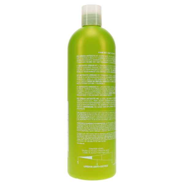 TIGI Bed Head Urban Antidotes Re-Energize 1 Shampoo 25.36 oz