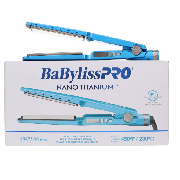 BaBylissPRO Nano Titanium-Plated Ionic Straightening Iron 1 3/4 in