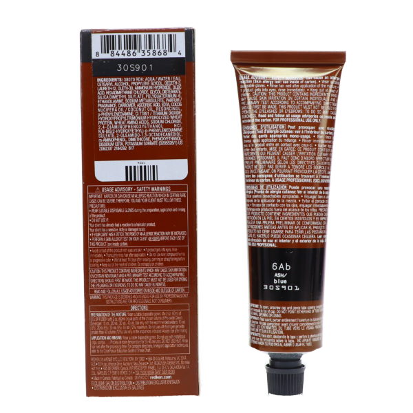 Redken Color Fusion 6AB Ash Blue 2.1 oz