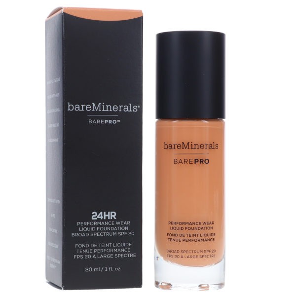 bareMinerals BAREPRO Performance Wear Liquid Foundation SPF 20 Almond 1 oz