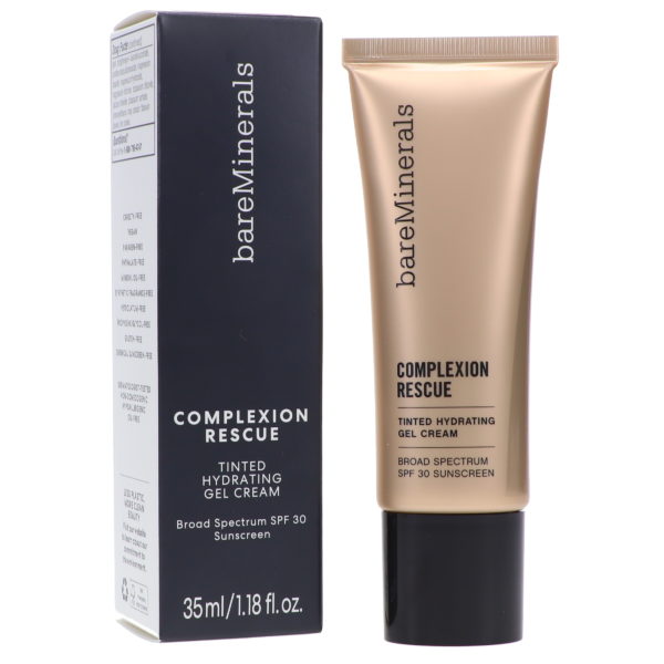 bareMinerals Complexion Rescue Tinted Hydrating Gel Cream Broad Spectrum SPF 30 Suede 04 1.18 oz