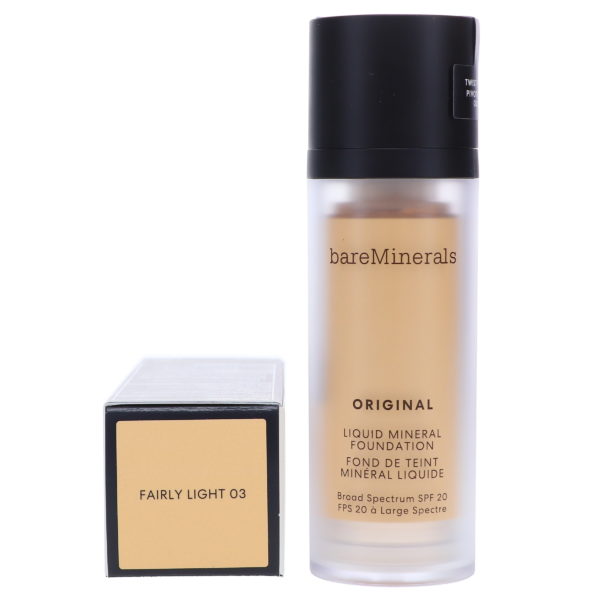 bareMinerals Original Liquid Foundation Fairly Light 03 1 oz