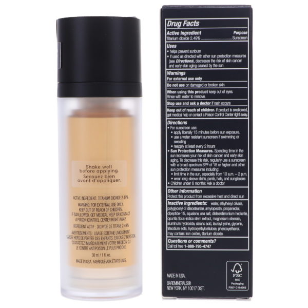 bareMinerals Original Liquid Foundation Fairly Light 03 1 oz