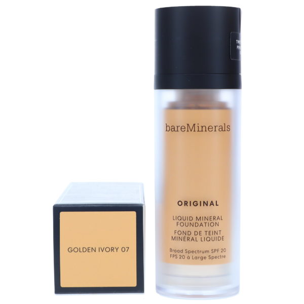 bareMinerals Original Liquid Foundation Golden Ivory 07 1 oz