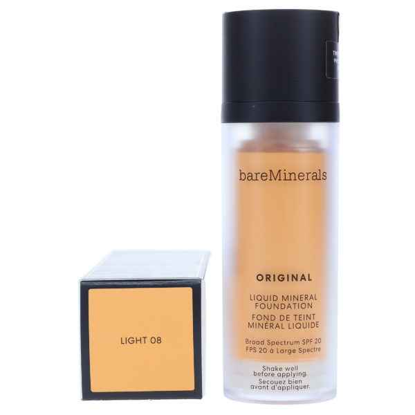 bareMinerals Original Liquid Foundation Light 08 1 oz