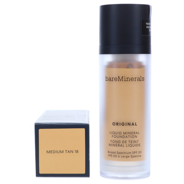 bareMinerals Original Liquid Foundation Medium Tan 18 1 oz